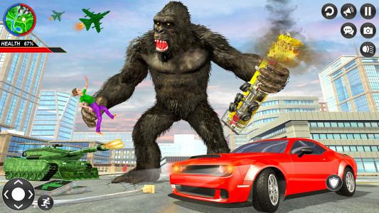 اسکرین شات برنامه King Kong Gorilla City Attack 1