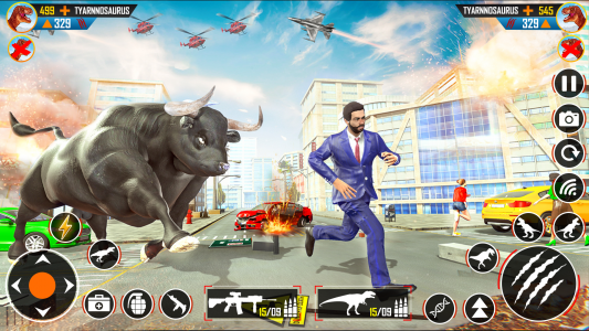 اسکرین شات برنامه Angry Gorilla City Attack Game 7