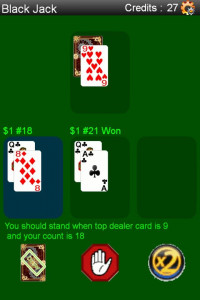 اسکرین شات بازی BlackJack 1