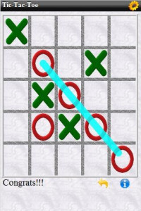 اسکرین شات بازی Tic Tac Toe 2