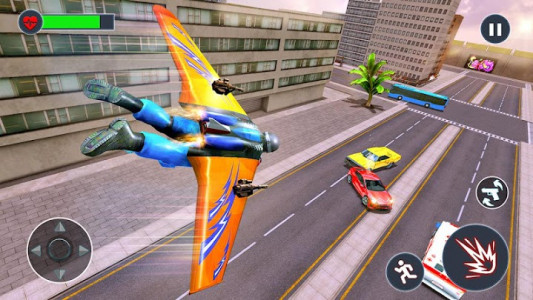 اسکرین شات برنامه Flying Jetpack Hero Fighter 2
