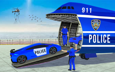 اسکرین شات برنامه Police Car Transport Games 8