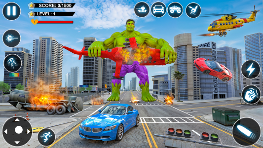 اسکرین شات برنامه Incredible Monster Hero Games 4