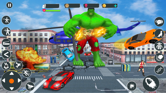 اسکرین شات برنامه Incredible Monster Hero Games 6