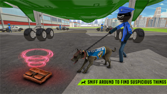 اسکرین شات برنامه Stickman Police Dog Chase Crime Simulator 2