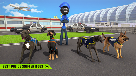 اسکرین شات برنامه Stickman Police Dog Chase Crime Simulator 5