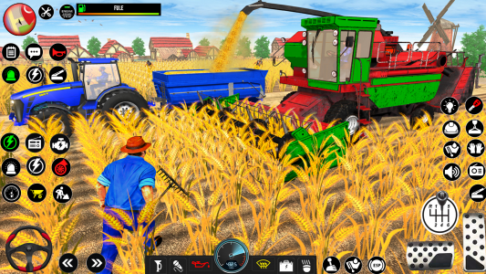 اسکرین شات برنامه Farming Games: Tractor Games 7