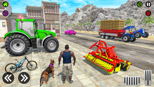 اسکرین شات برنامه Indian Tractor Driving Game 3D 2