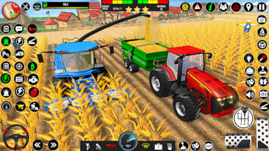 اسکرین شات برنامه Indian Tractor Driving Game 3D 4