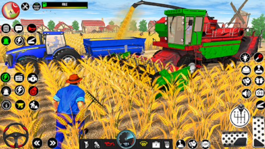 اسکرین شات برنامه Indian Tractor Driving Game 3D 5