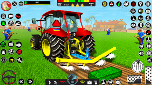 اسکرین شات برنامه Indian Tractor Driving Game 3D 6