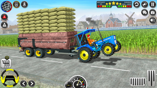اسکرین شات برنامه Farming Games: Tractor Games 1