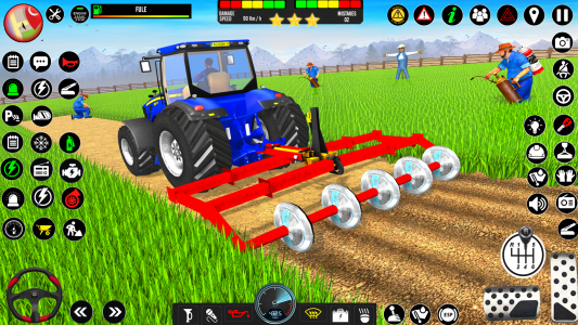 اسکرین شات برنامه Farming Games: Tractor Games 2
