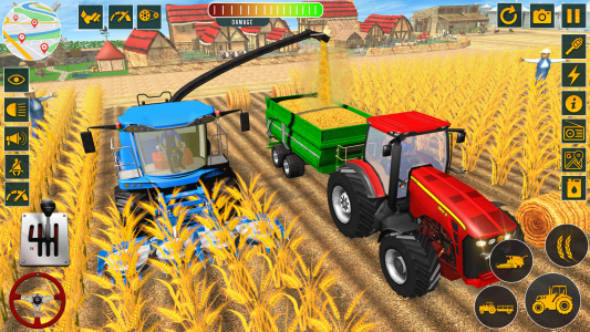 اسکرین شات برنامه Farming Games: Tractor Games 6