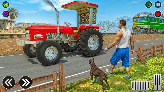 اسکرین شات برنامه Indian Tractor Driving Game 3D 4