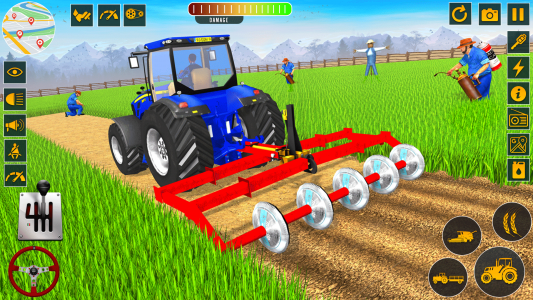 اسکرین شات برنامه Farming Games: Tractor Games 4