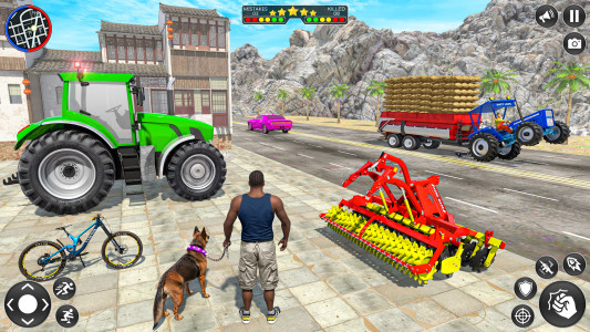 اسکرین شات برنامه Indian Tractor Driving Game 3D 2