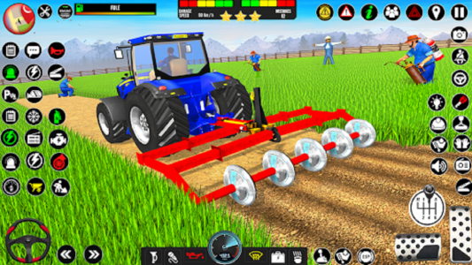 اسکرین شات برنامه Indian Tractor Driving Game 3D 3