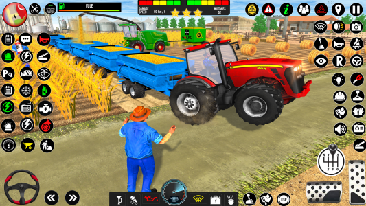اسکرین شات برنامه Farming Games: Tractor Games 4