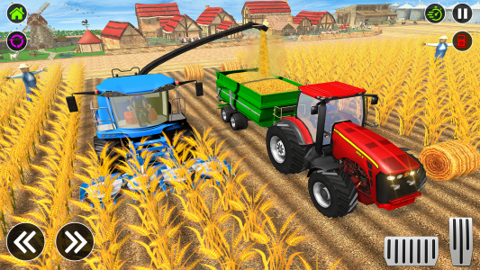 اسکرین شات برنامه Indian Tractor Driving Game 3D 6