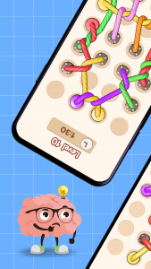 اسکرین شات 1 بازی Tangle Rope 3D: Untwist Knots