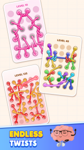 اسکرین شات 8 بازی Tangle Rope 3D: Untwist Knots