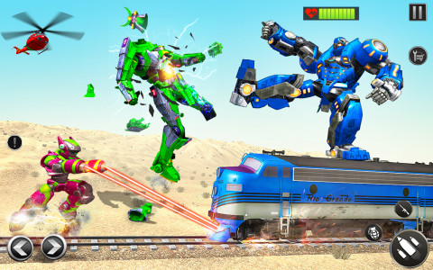 اسکرین شات برنامه Train Robot Transform Game 6