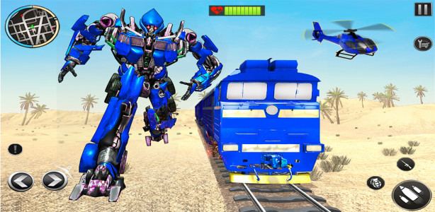 اسکرین شات برنامه Train Robot Transform Game 5