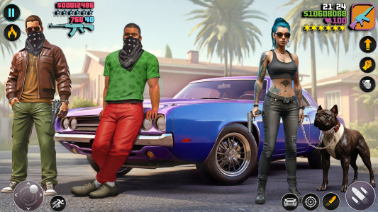 اسکرین شات برنامه Gangster Thug Crime Auto City 1