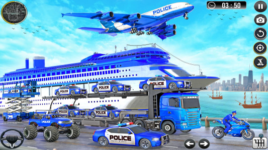 اسکرین شات 1 بازی Police Vehicle Transport Drive