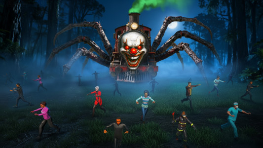 اسکرین شات 1 بازی Scary Spider Train Adventure