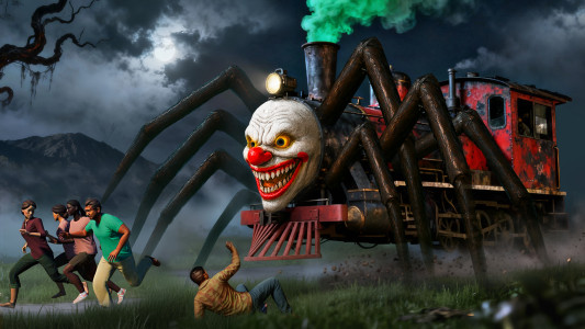 اسکرین شات 2 بازی Scary Spider Train Adventure