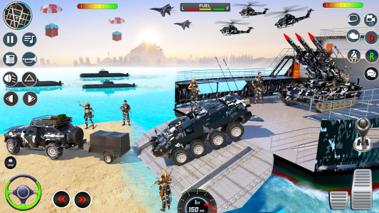 اسکرین شات بازی Army Vehicle Transport Games 3