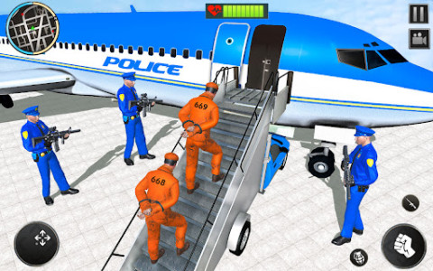اسکرین شات 4 برنامه Police Prisoner Transport Game