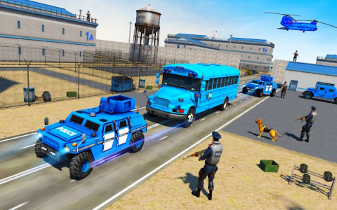 اسکرین شات برنامه Police Prisoner Transport - Prisoner Bus simulator 3