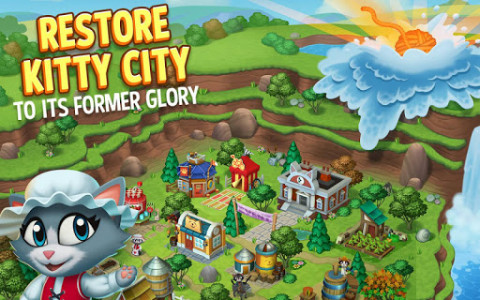 اسکرین شات بازی Kitty City: Kitty Cat Farm Simulation Game 7