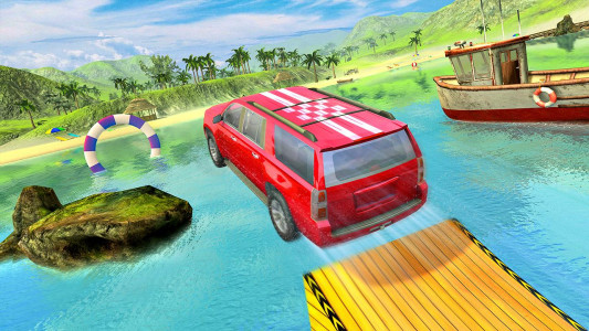 اسکرین شات بازی Water Surfer: Car Racing Games 5