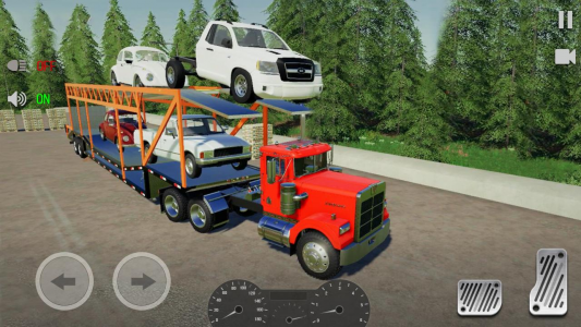 اسکرین شات بازی Truck Car Transport Trailer 4