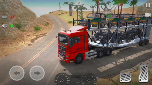 اسکرین شات 1 بازی Truck Car Transport Trailer