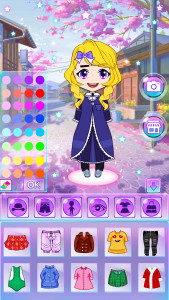 اسکرین شات بازی Chibi Dolls Dress Up Makeover 1