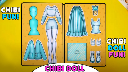 اسکرین شات بازی Chibi Dolls Dress Up Makeover 3