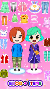 اسکرین شات بازی Chibi Dolls Dress Up Makeover 3