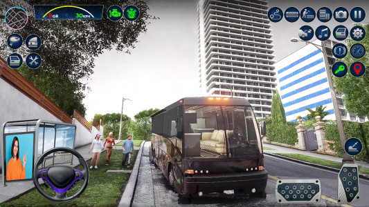 اسکرین شات بازی Bus Simulator 3d Driving Games 2
