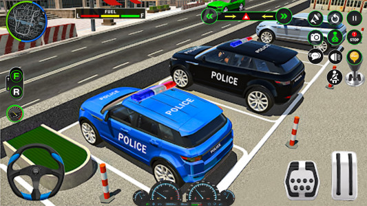 اسکرین شات بازی Police Car Parking: Car Games 2
