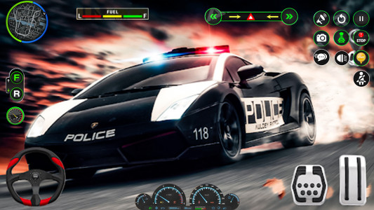 اسکرین شات بازی Police Car Parking: Car Games 3