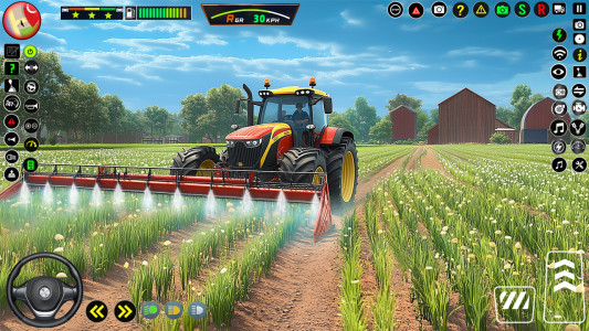 اسکرین شات 3 بازی Farmland Tractor Farming Games