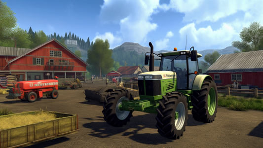 اسکرین شات بازی Farmland Tractor Farming Games 6