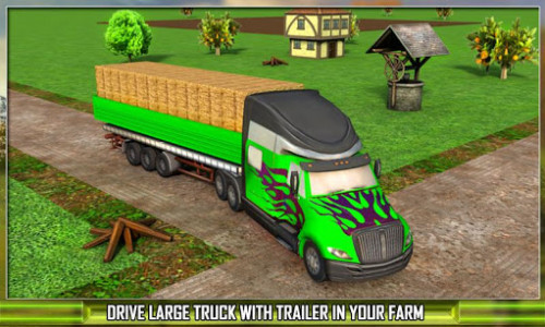 اسکرین شات بازی Farm Truck Silage Transporter 2