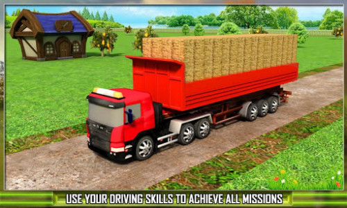اسکرین شات بازی Farm Truck Silage Transporter 1