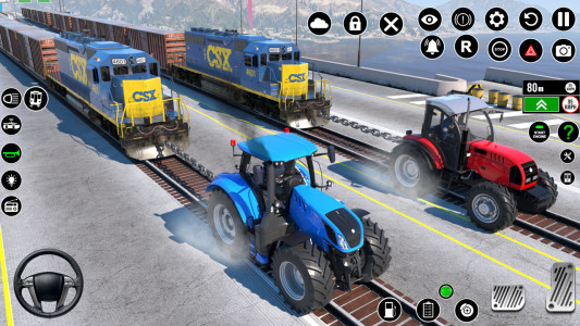 اسکرین شات 3 بازی Heavy Tractor Pulling Games 3D